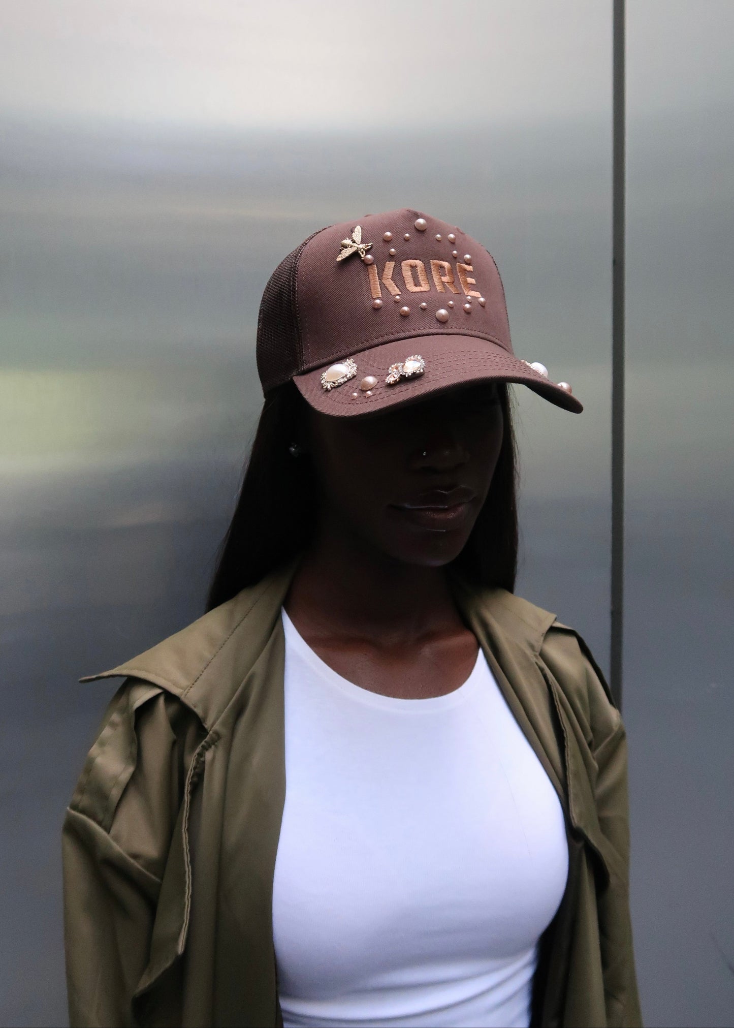TRUCKER HAT - BROWN